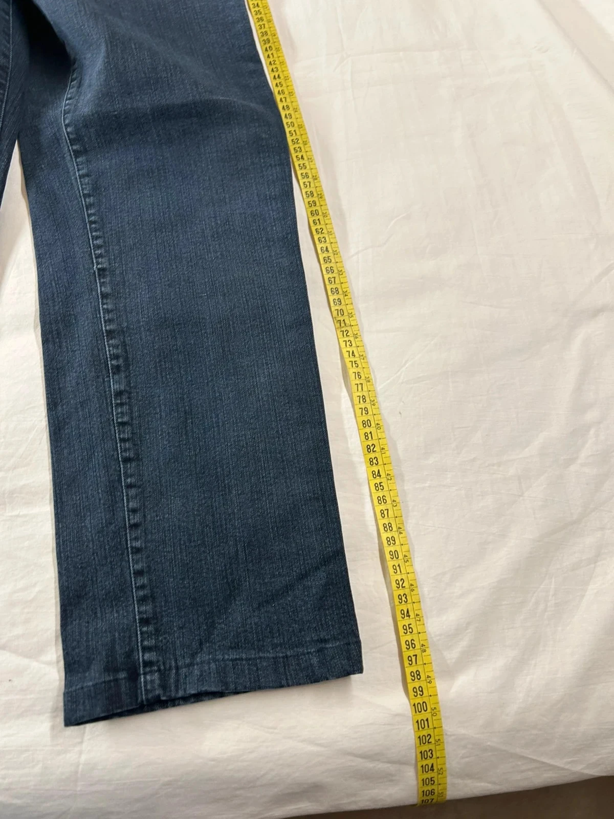 Jean bleu marine taille haute Cécile D'orges – photo 4